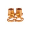 PAIRE D'ECROUS ALU SHADOW 10 MM NOIR